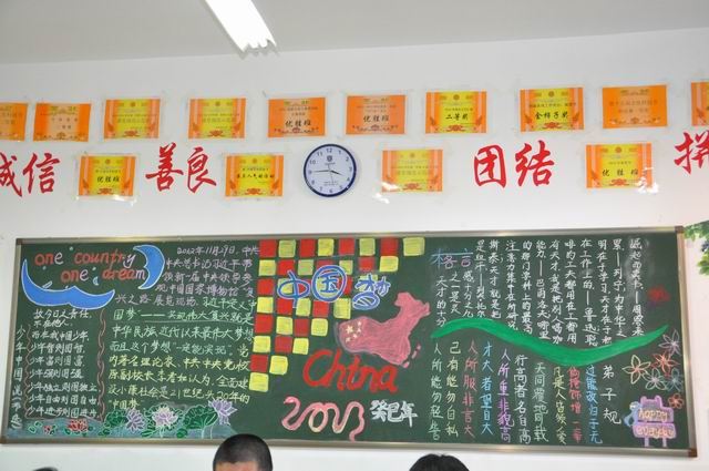 开学黑板报春节主题