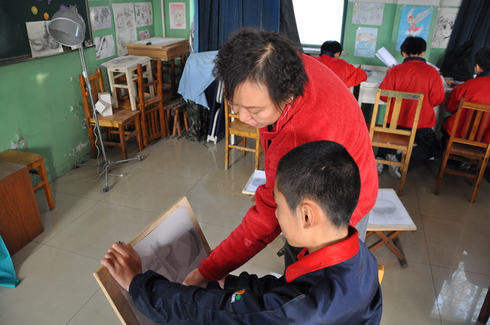 老师在辅导我